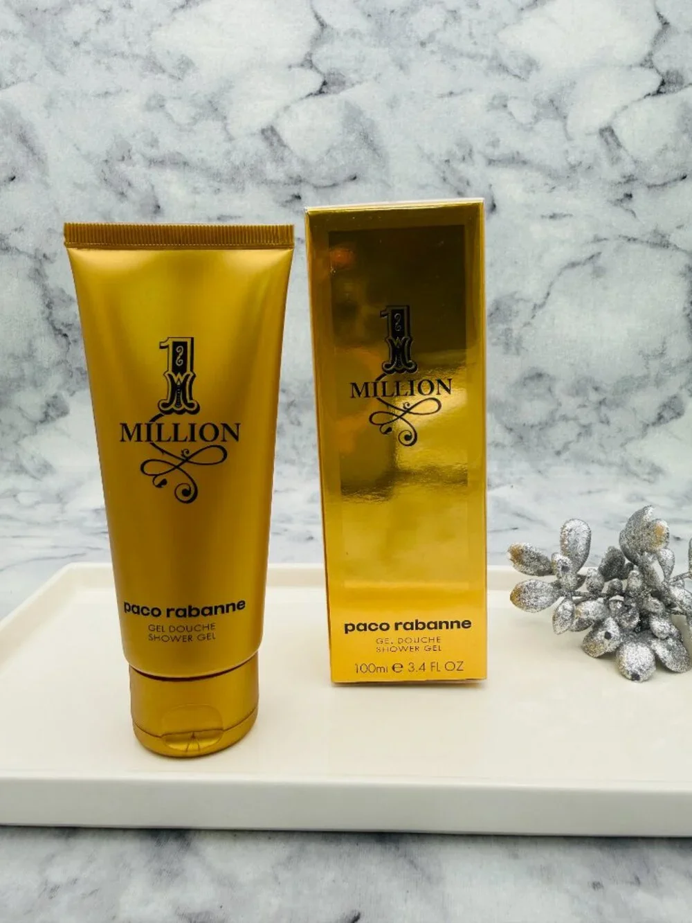Paco Rabanne 1 Million Shower Gel,Oriental Spicy Tonka-Full100ml,3.4oz-BOXED-NEW
